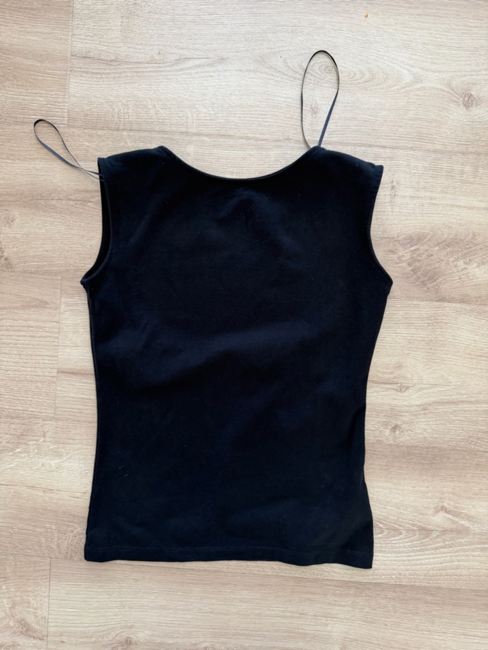 Madewell Black Tank Top with Scoop Back